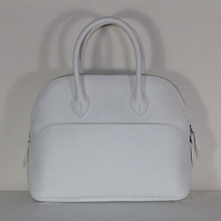 High Quality Replica Hermes Bolide Togo Leather Tote Bag White 1923